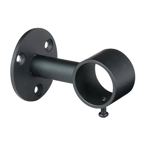 black metal curtain rail brackets|easy mount curtain rod brackets.